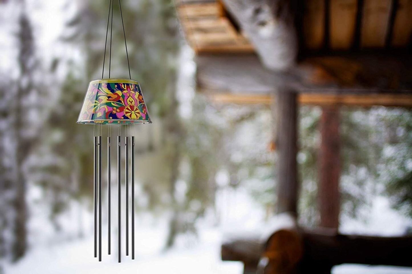 Create Your Own Solar-Powered Light-up Wind Chime Kit by Surreal Brands