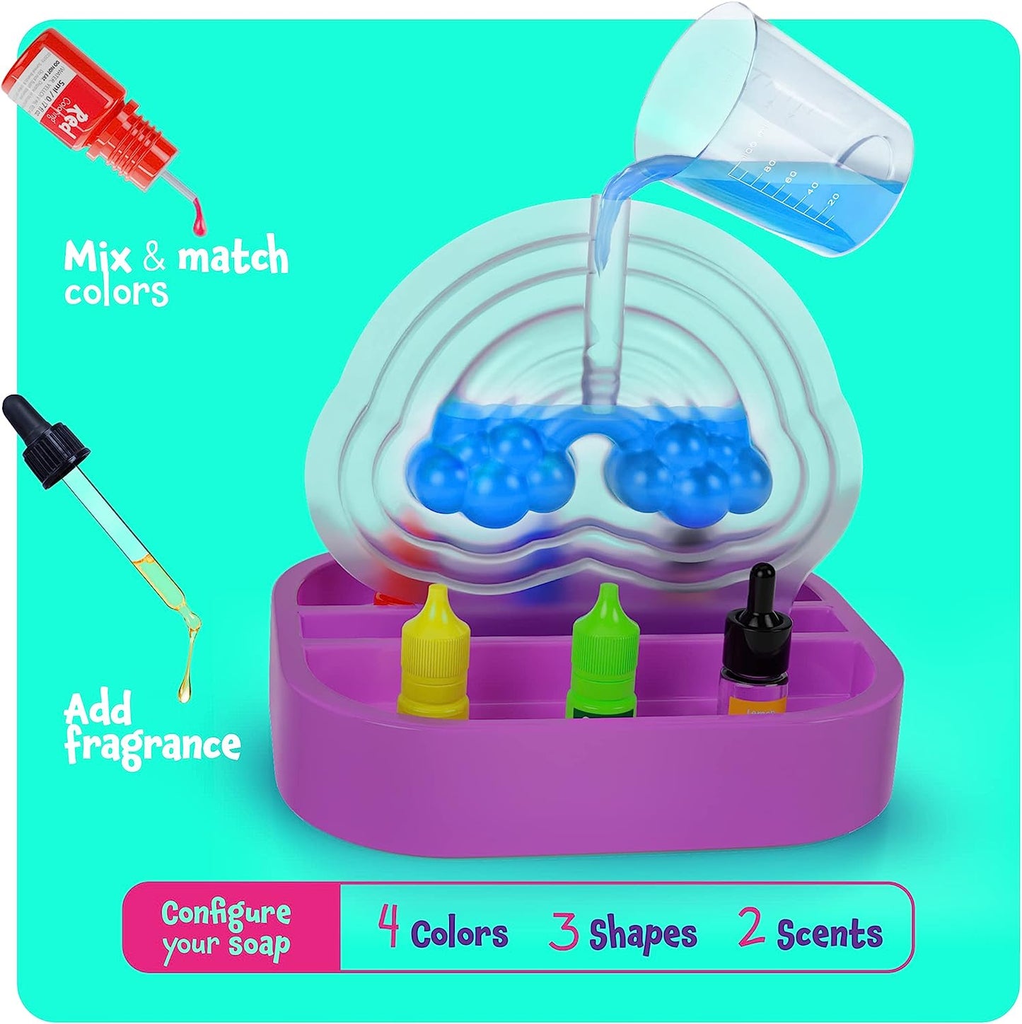 Unicorn Soap Making Kit - Girls Crafts DIY Project by Surreal Brands