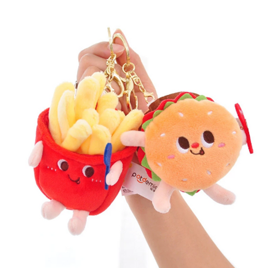 Adorable Food Plush Keychain Collection by Plushy Planet