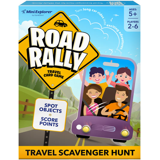 Road Rally Travel Scavenger Hunt Card Game for Kids by Surreal Brands