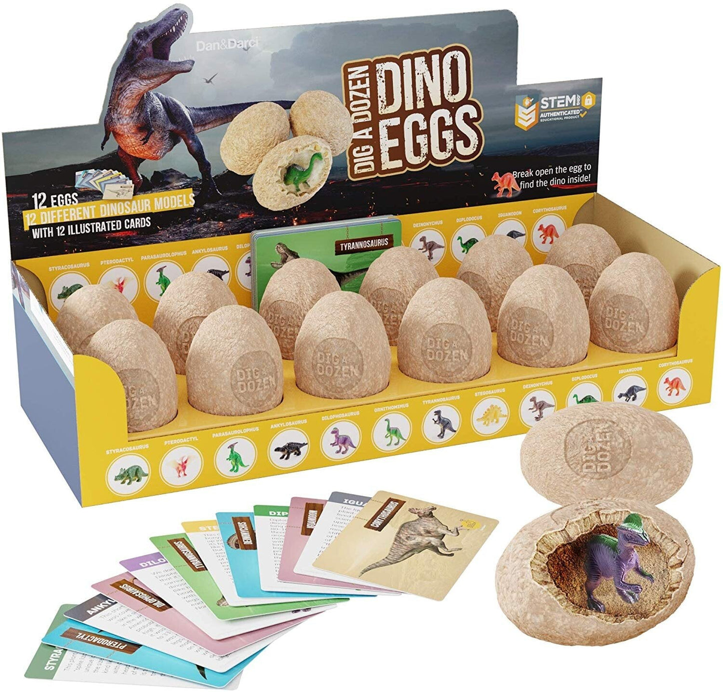 DIG A DOZEN DINO EGGS KIT by Surreal Brands