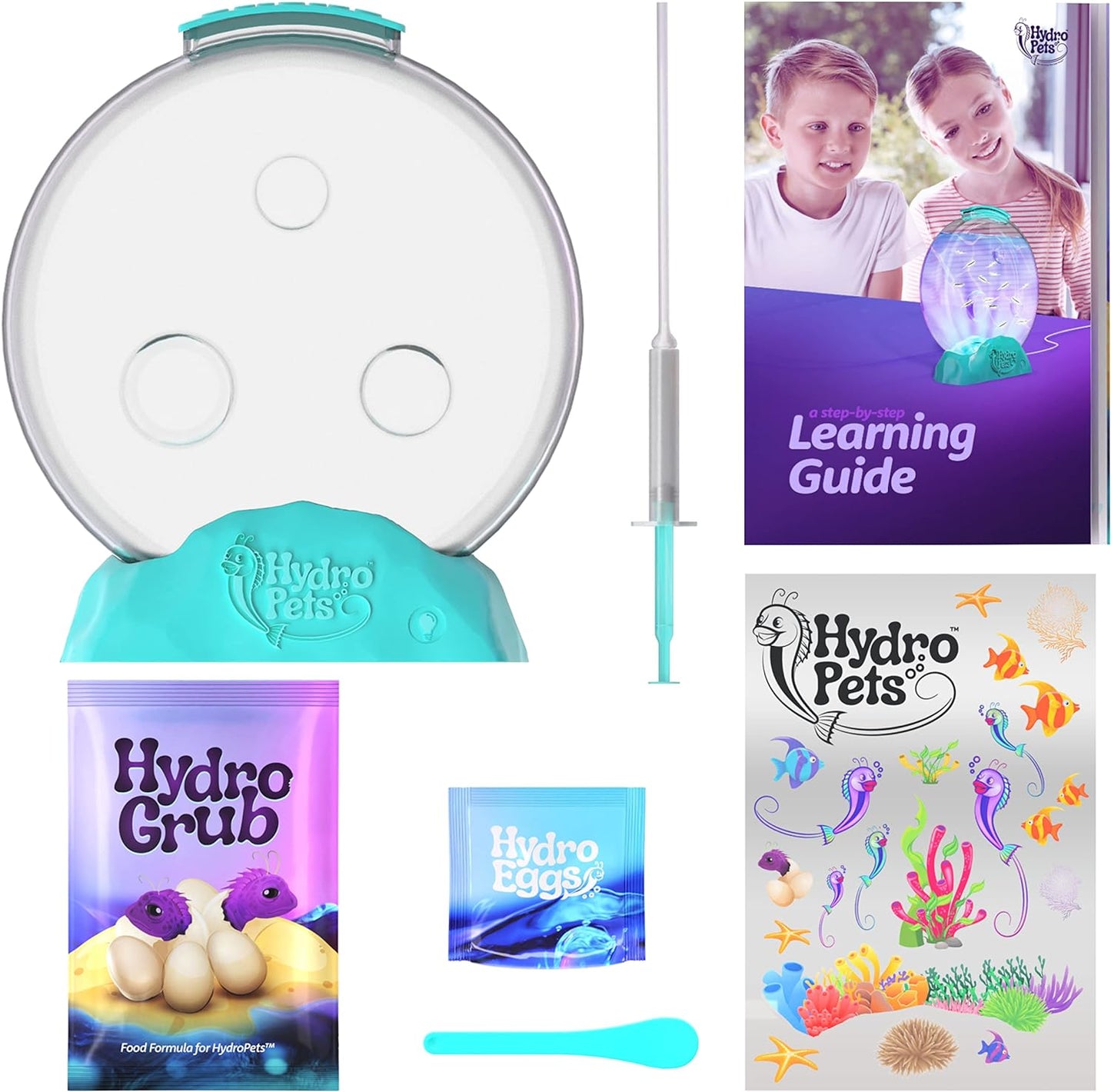 Live Sea Pets Habitat Kit, Light Up Tank - Science Experiments Kits by Surreal Brands