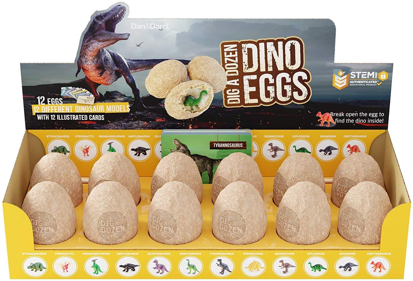 DIG A DOZEN DINO EGGS KIT by Surreal Brands