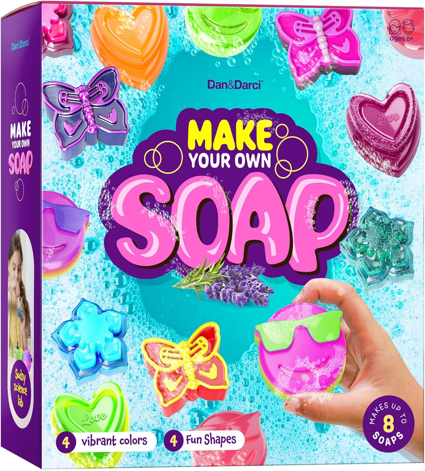 Dan&Darci Soap Making Kit for Kids - Crafts Science Toys - Birthday Gifts for Girls and Boys Age 6-12 Years Old Girl DIY - Best Educational Activity Gift by Surreal Brands