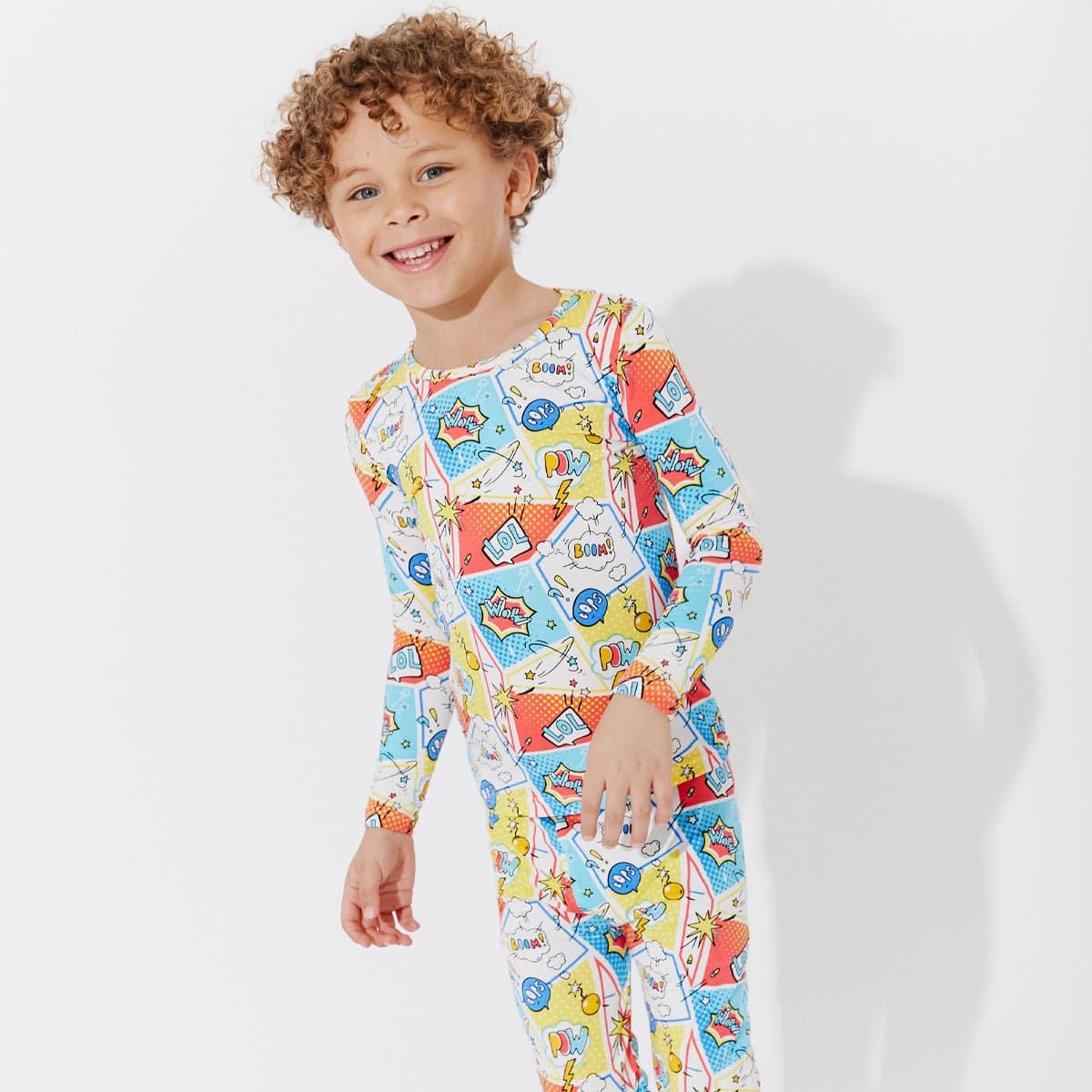 Comic Hero Bamboo Kids Pajamas