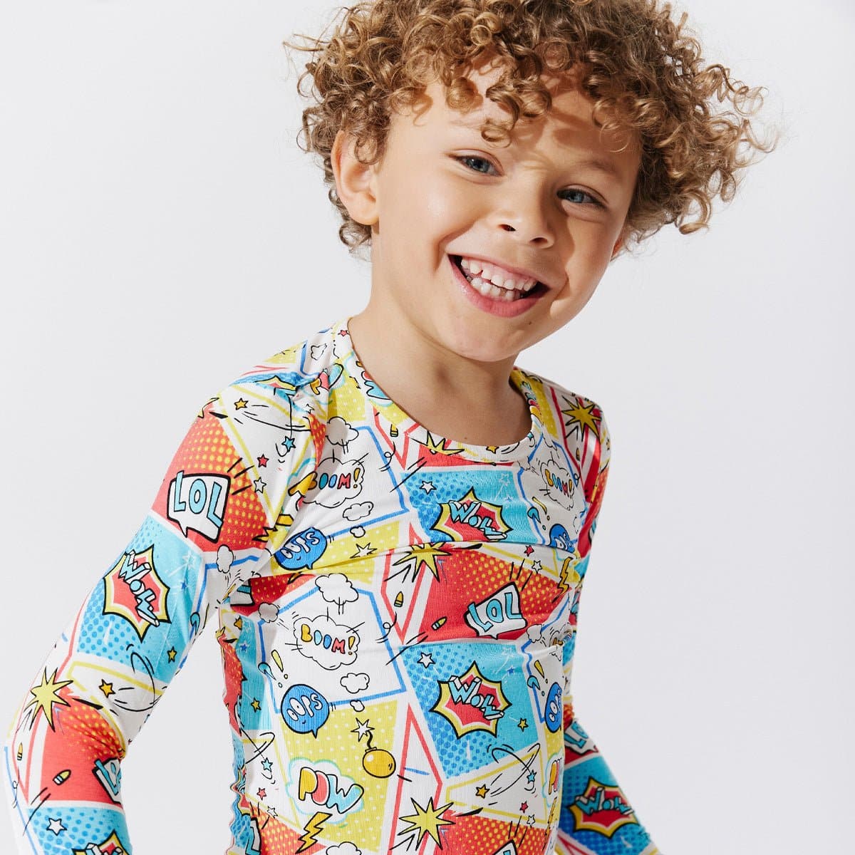 Comic Hero Bamboo Kids Pajamas