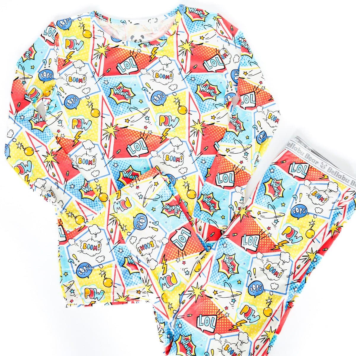 Comic Hero Bamboo Kids Pajamas