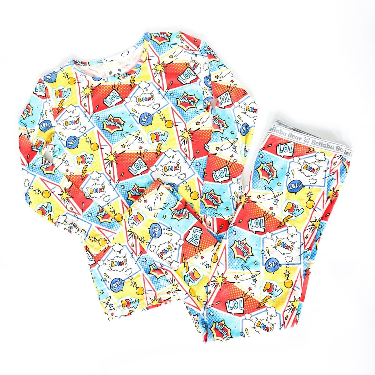 Comic Hero Bamboo Kids Pajamas