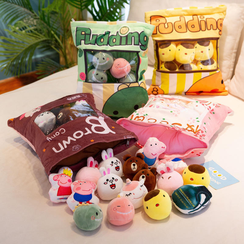 Adorable Animal Plush Pudding Toys by Plushy Planet