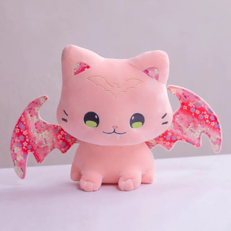 Caleb - Kawaii Bat Cat Plush Toy by Plushy Planet