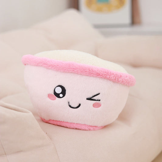 Luna - Adorable Ramen Noodles Bowl Plush by Plushy Planet