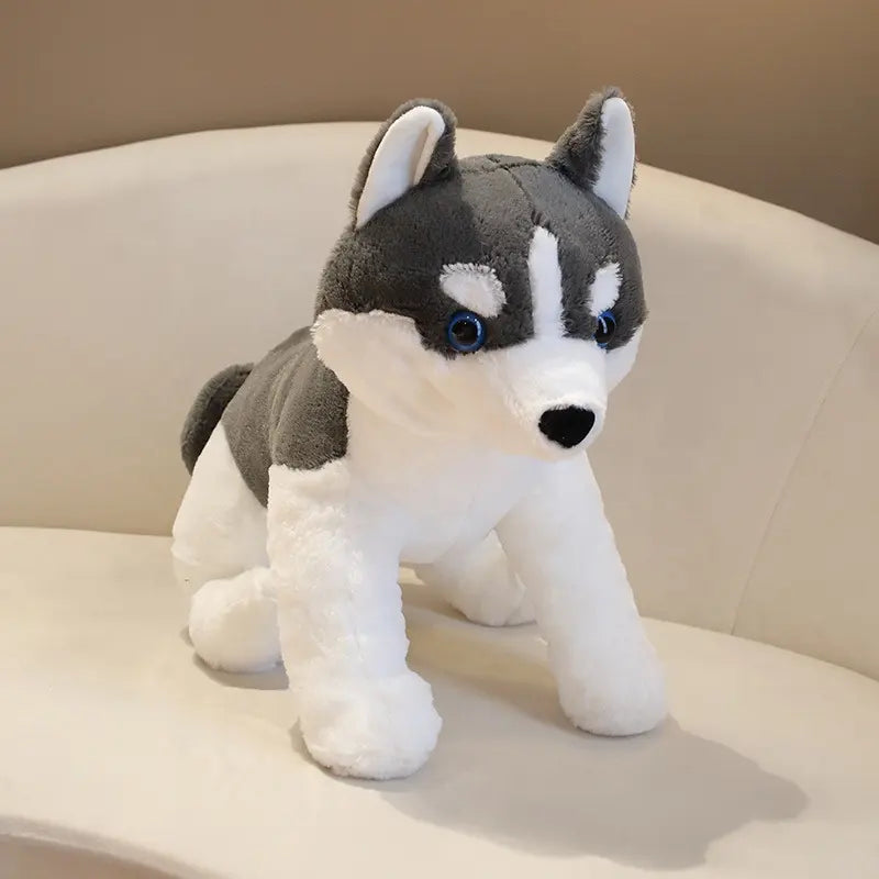 Lainey - Soft Snow Husky Stuffed Animal by Plushy Planet