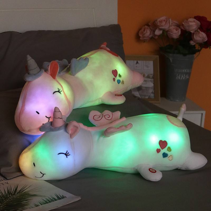 Cute Glowing LED Light Unicorn by Plushy Planet