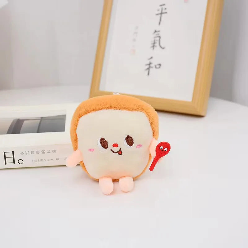 Adorable Food Plush Keychain Collection by Plushy Planet