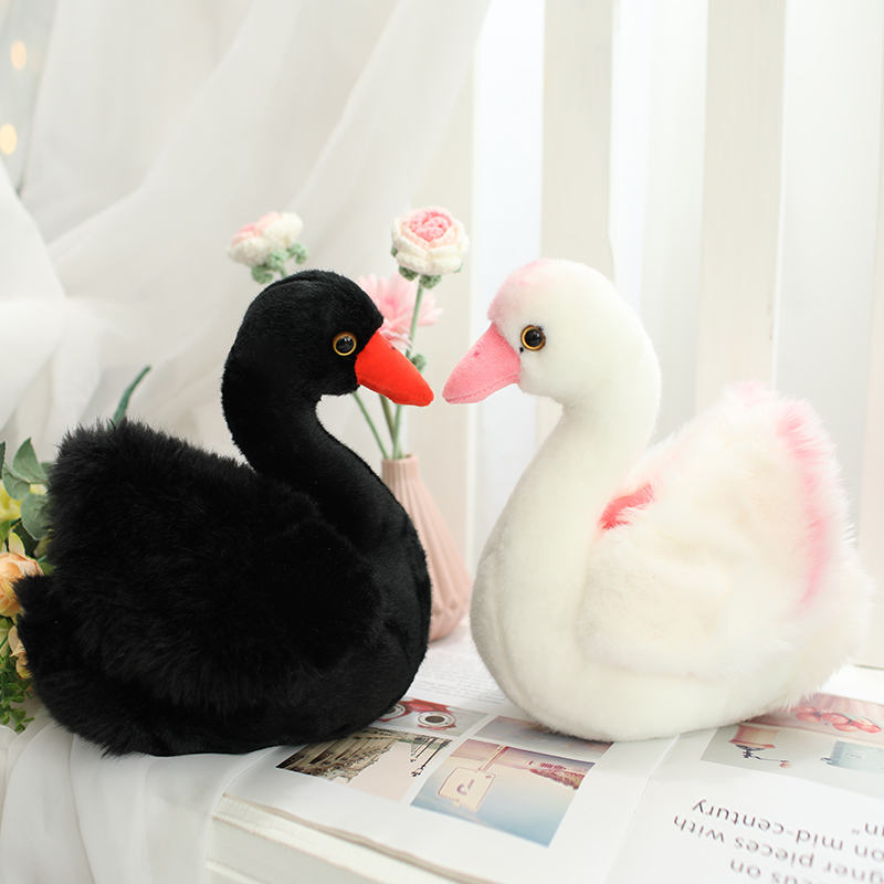 Furry Goose Stuffed Plush Toys by Plushy Planet