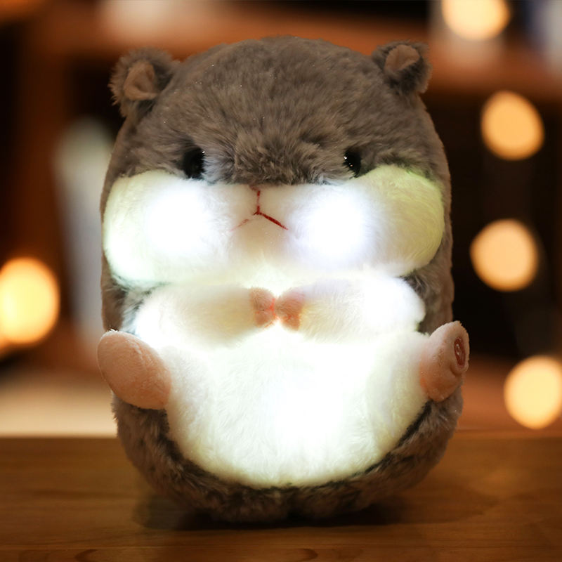 Glowing Plush Hamster with Light by Plushy Planet