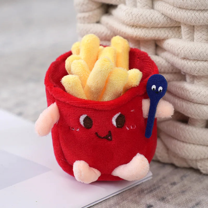 Adorable Food Plush Keychain Collection by Plushy Planet