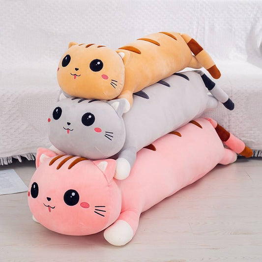 Daniel - Cute and Cozy Long Cat Pillow by Plushy Planet