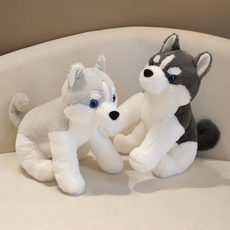 Lainey - Soft Snow Husky Stuffed Animal by Plushy Planet