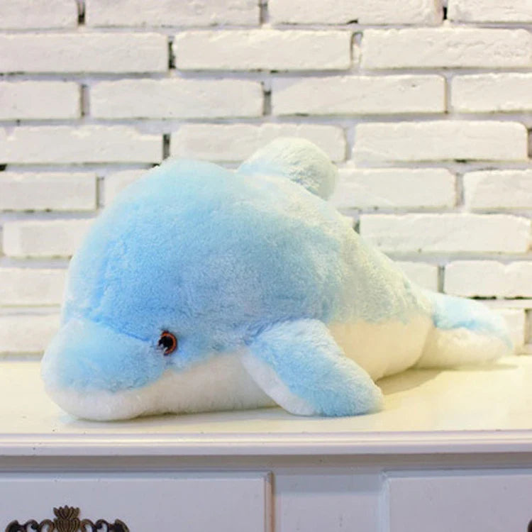 Blue Dolphin Plush Toy by Plushy Planet