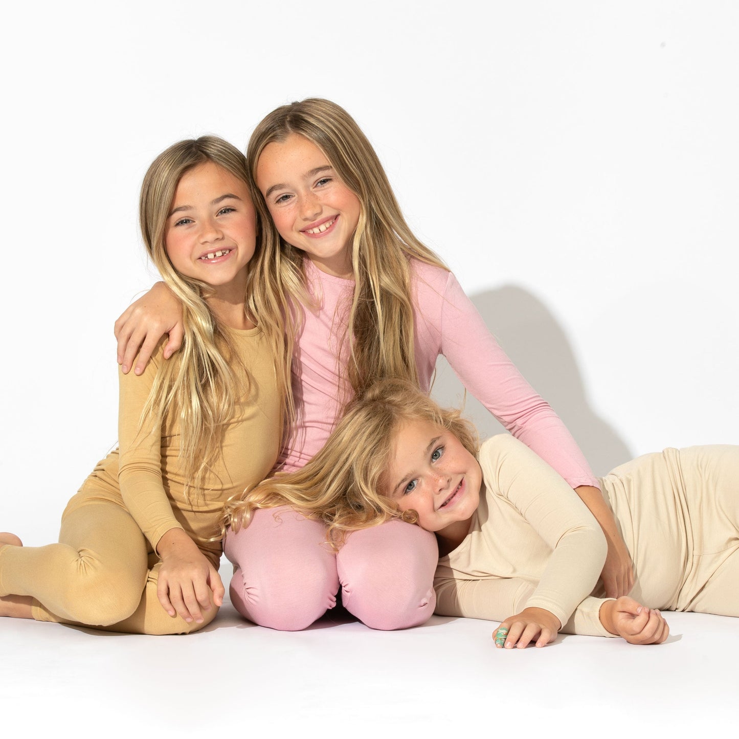 Dusty Rose Bamboo Kids Pajamas