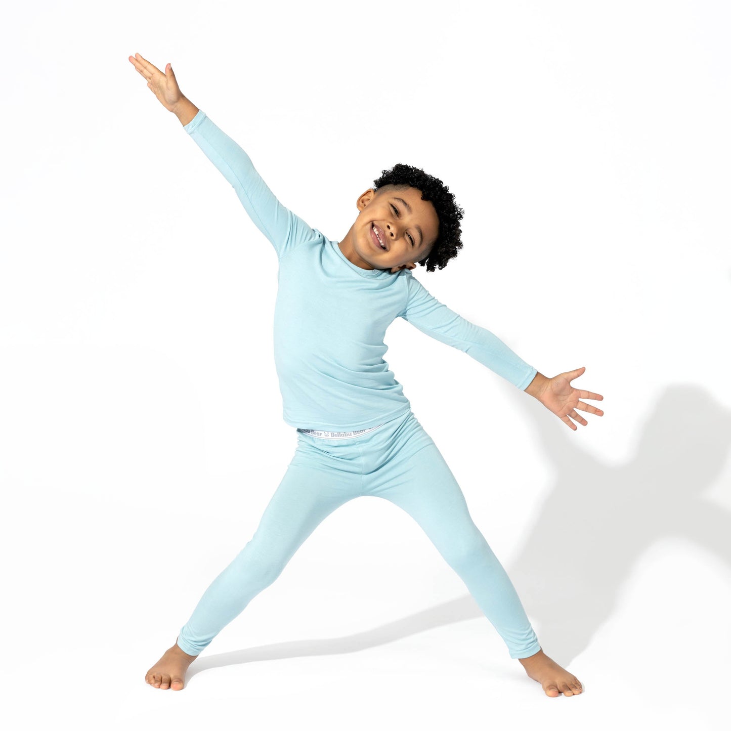 Adventure Blue Bamboo Kids Pajamas