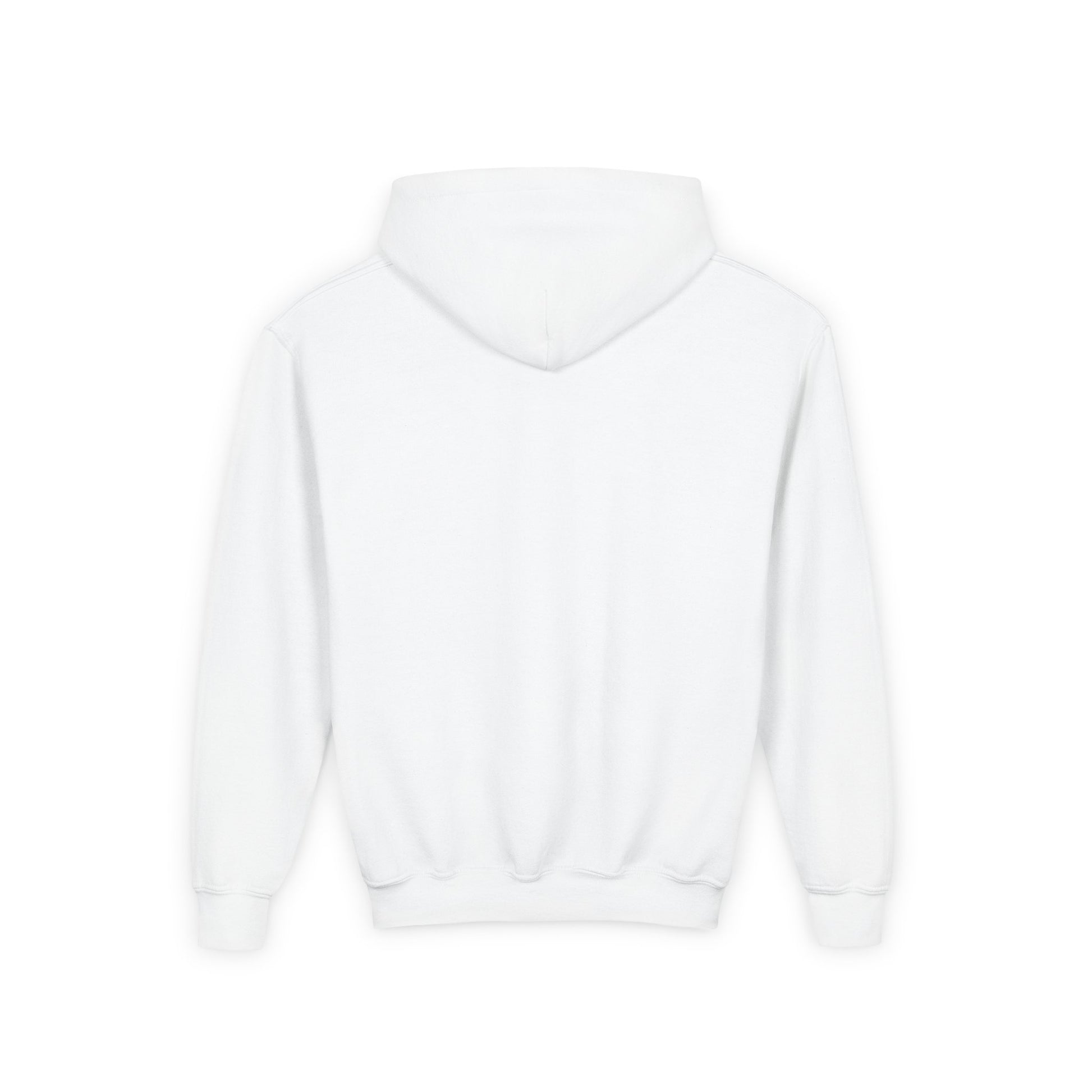 White hoodie on a white background